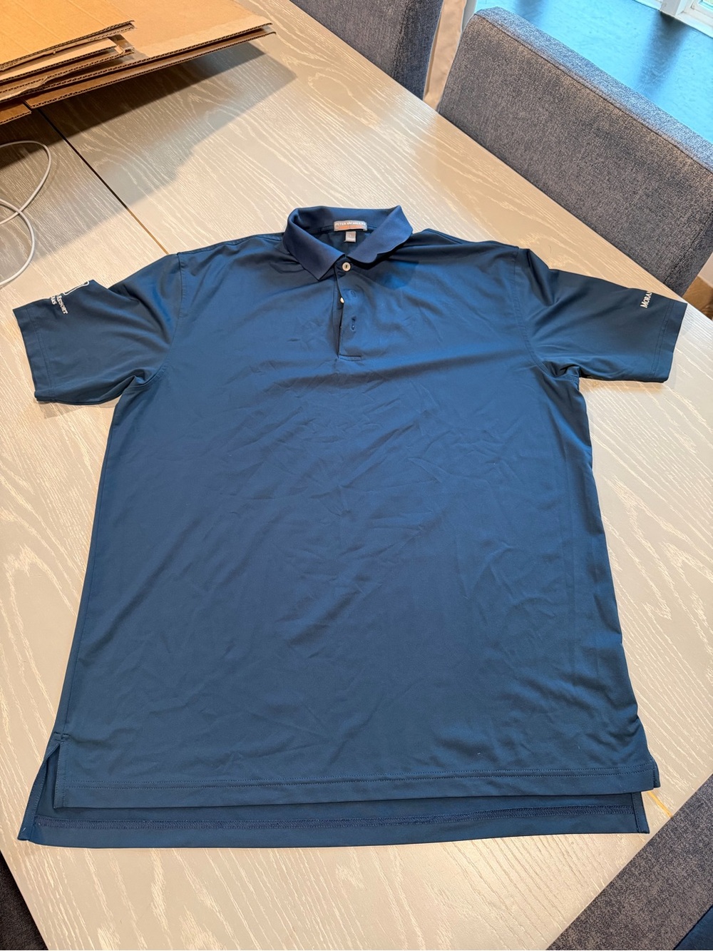 Peter Millar Men's Navy Polo Shirt - Classic Performance Polo